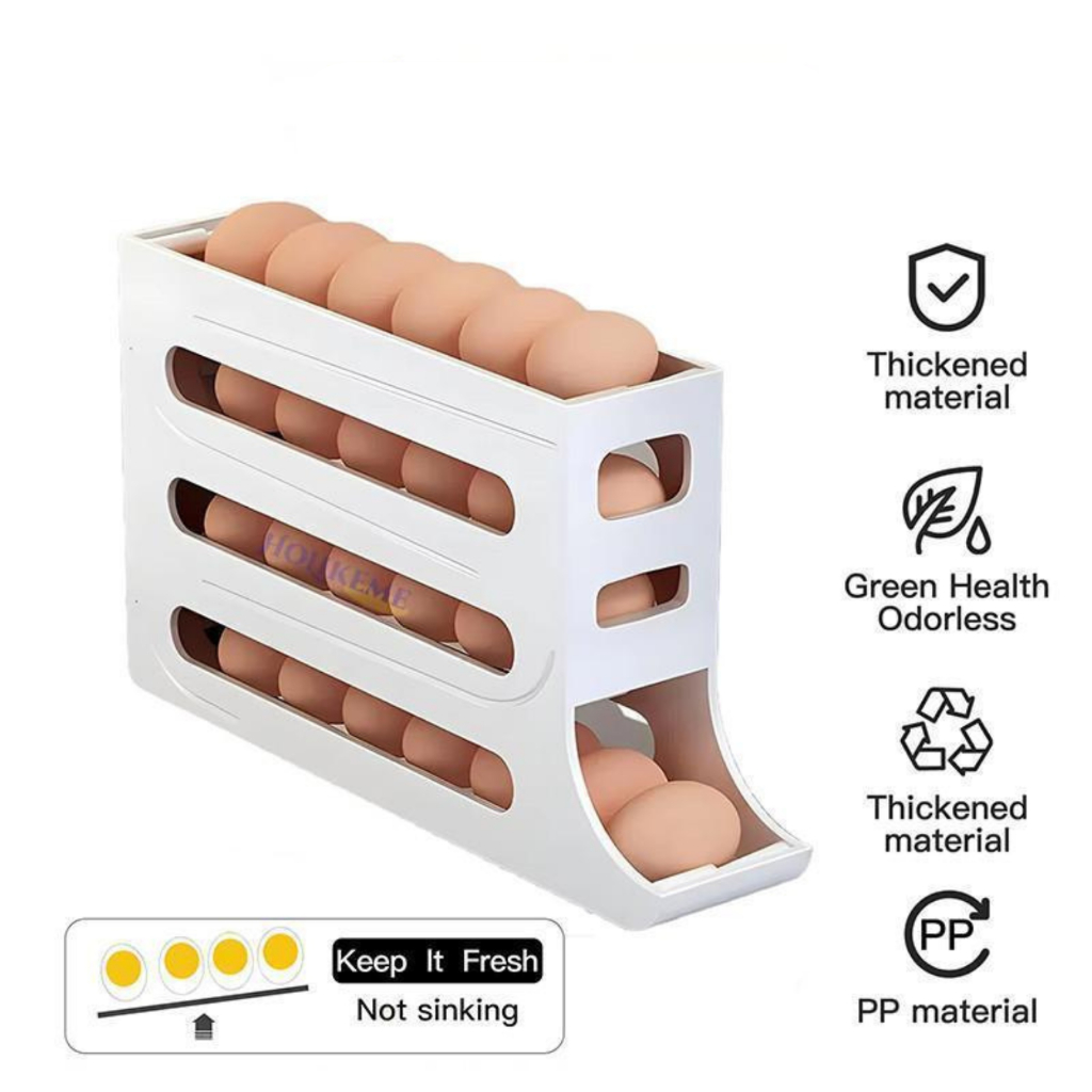 4 Tier Egg Rack/ Rack for storing eggs up to 30 eggs | Shopee Philippines