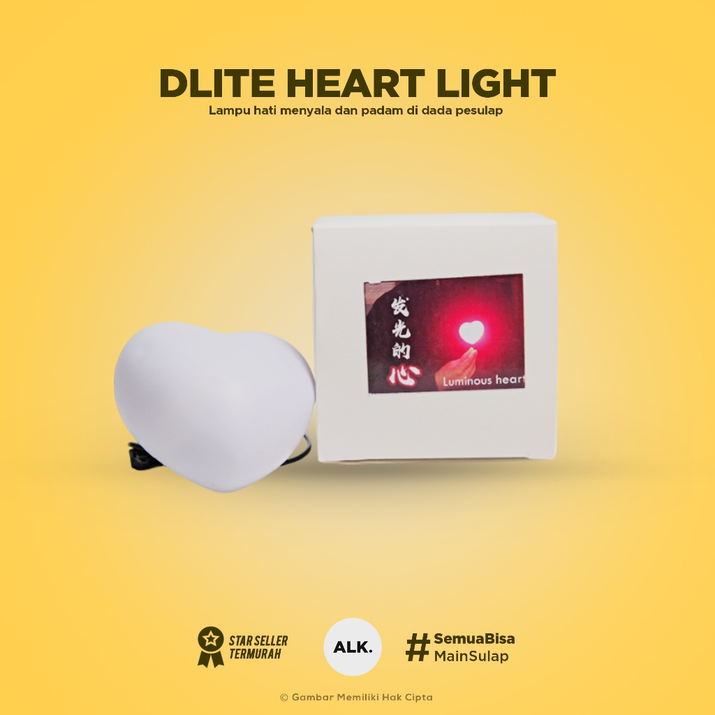 Dlite Heart Light Magic Tool - Heart Shaped Light Magic - Romance Magic ...