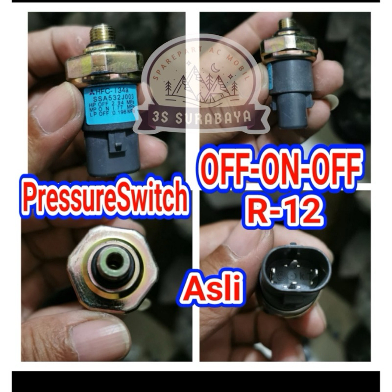Original Lps off on off r12 Low pressure switch Car Ac (New) | Shopee ...