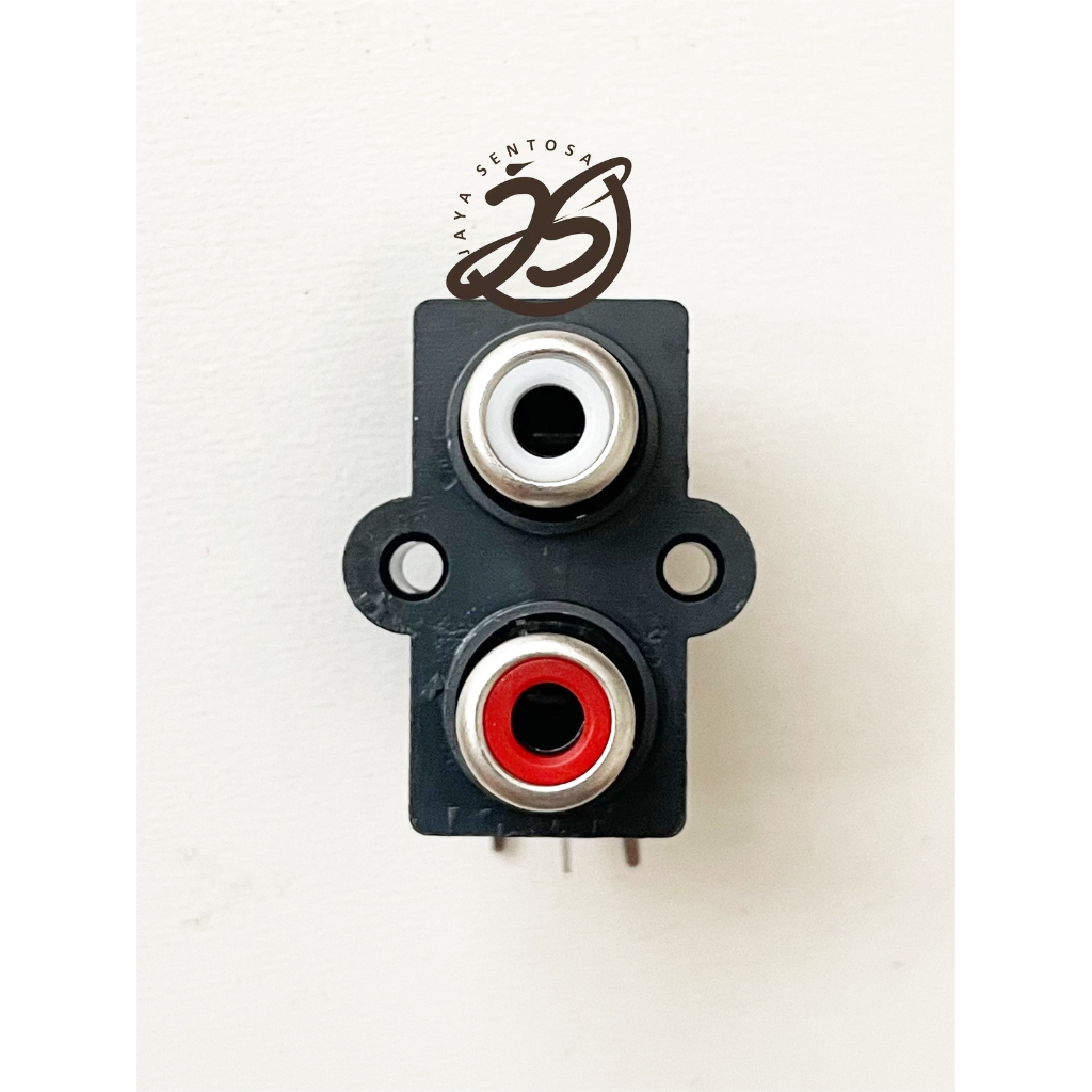 2 PIN RCA SOCKET UPS 2X1 RCA SOCKET 2P COPPER FEMALE AUDIO 2 HOLE RCA ...