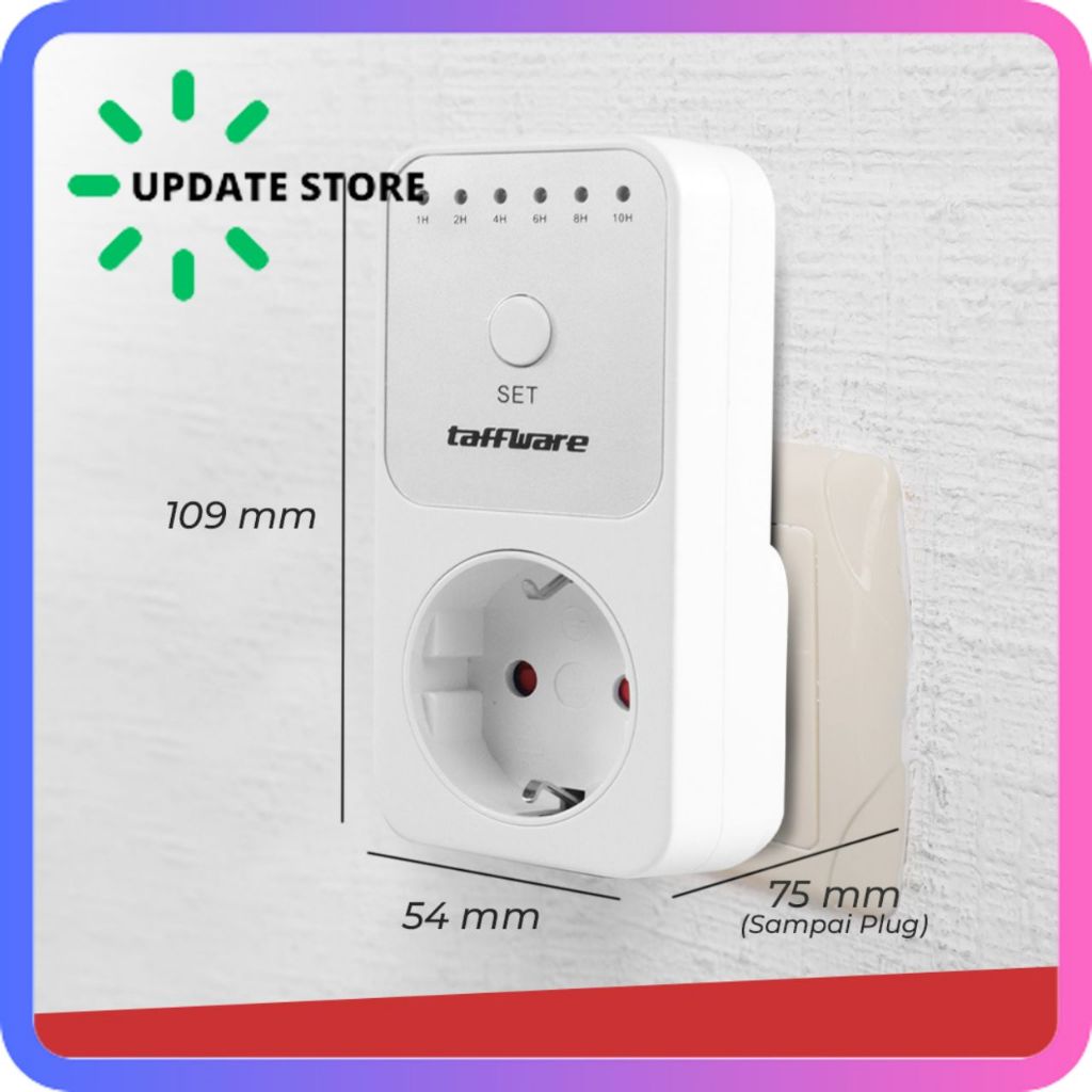 Programmable Timer Switch Socket 6 Programs 230V/16A - W03 - White ...
