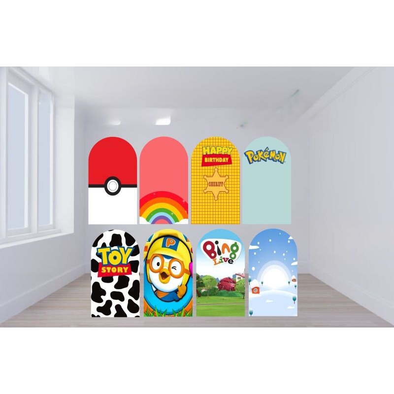 CUSTOM BACKDROP FOR CHILDREN'S BIRTHDAY DECORATION CUSTOM CHARACTER ...