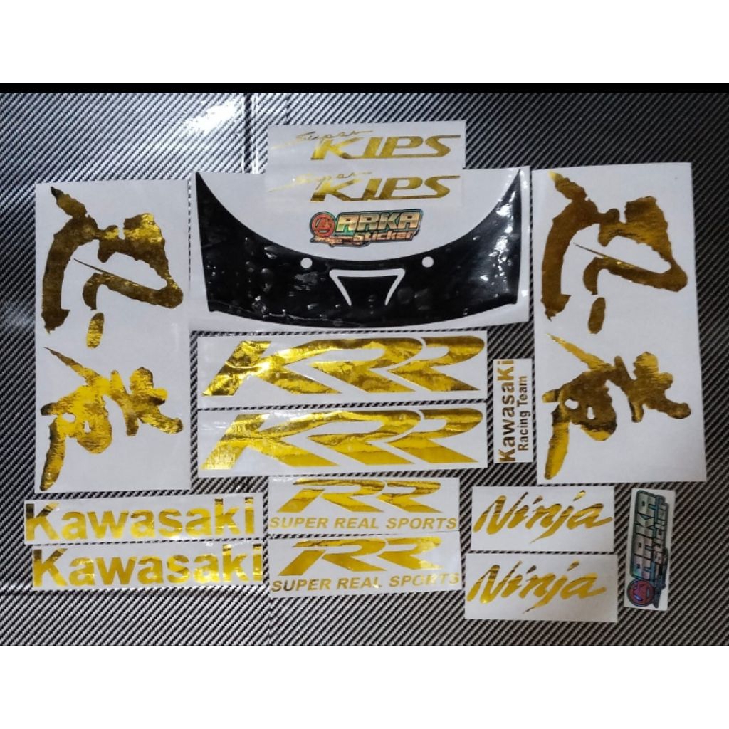 STICKER STRIPING NINJA RR OLD STICKER NINJA ZX STRIPING SET | Shopee ...