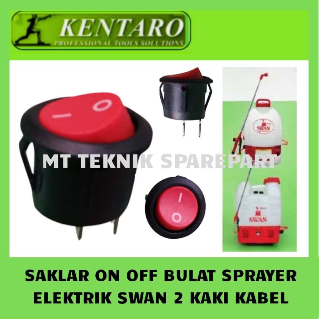 TOMBOL SWAN 2 FEET ELECTRIC SPRAYER ON/OFF BUTTON ROUND SWITCH | Shopee ...