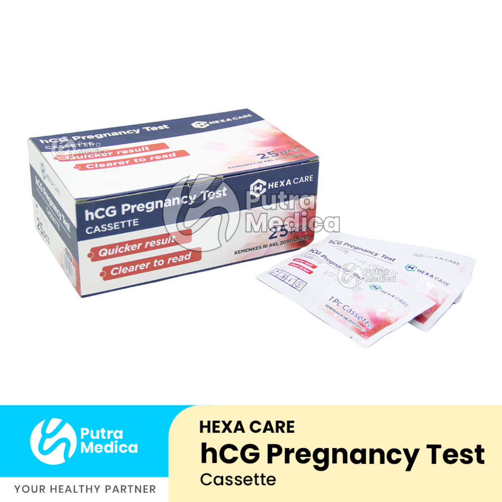 Hexa Care HCG Test Device Cassette - 1 Box / Pregnancy Test Tool ...
