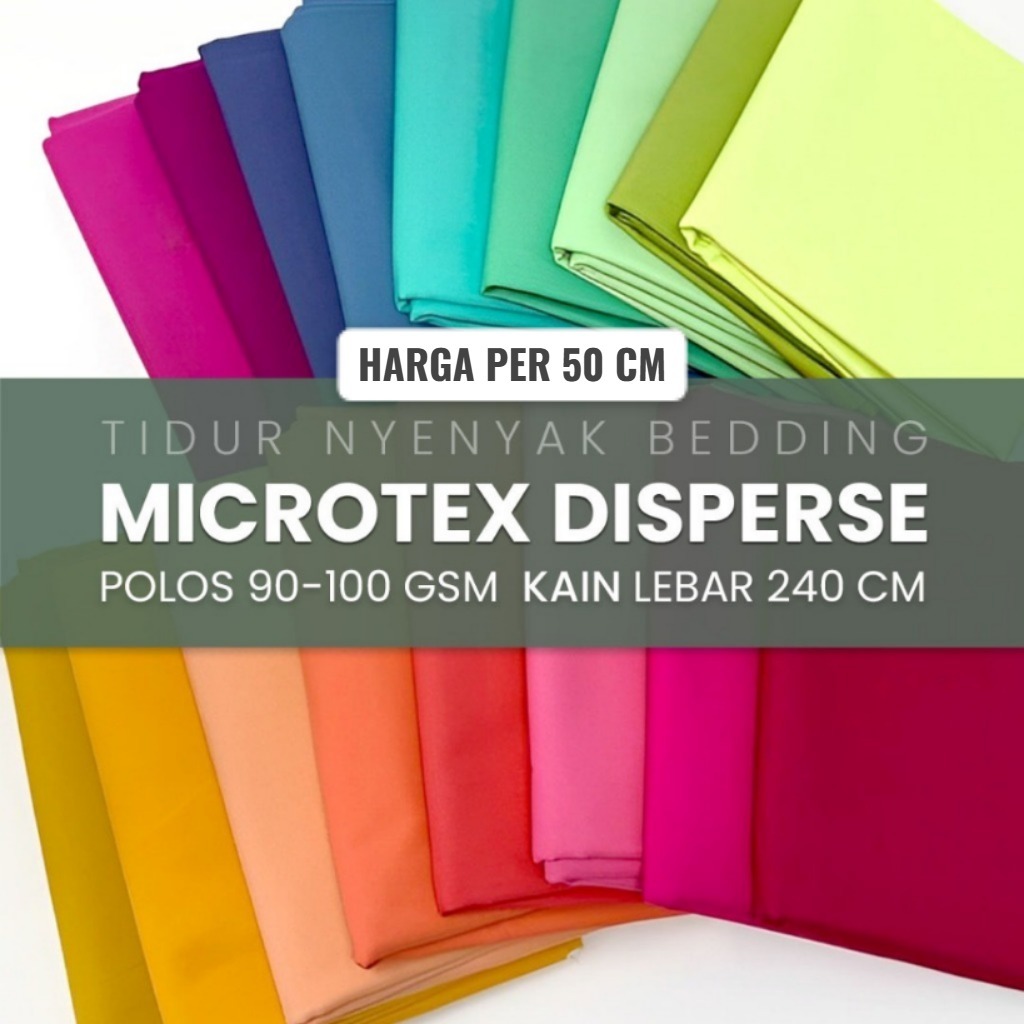 KATUN PLAIN WHITE FABRIC 250 MICROTEX DISPERSE COTTON PER 50 CM ...