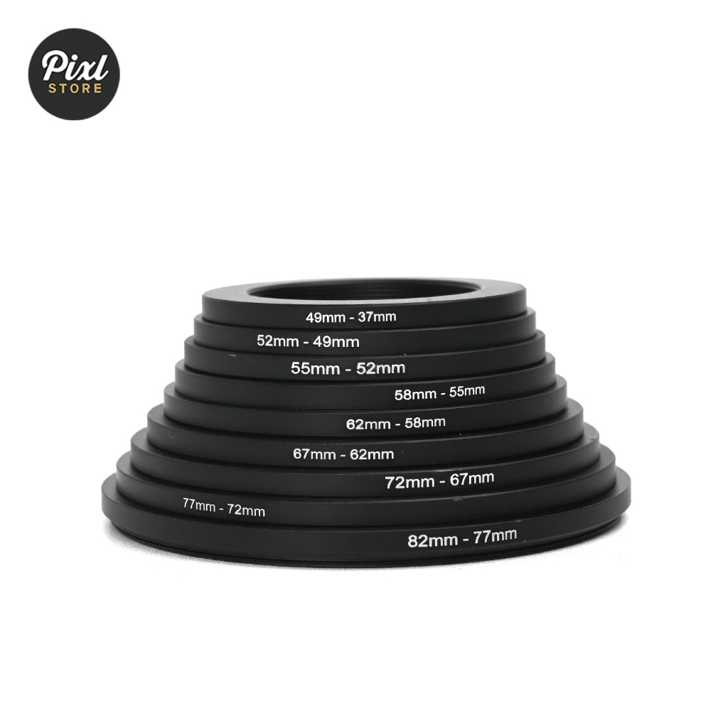 Step Down Ring Lens Adapter Filter SET | Shopee Philippines