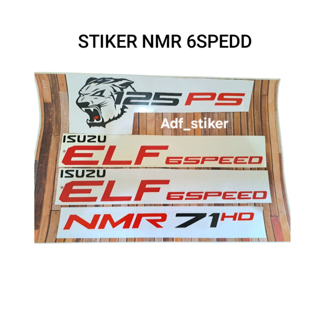 Isuzu Elf NMR 71Hd NMR71 stickers Elf Nmr 71 hd Tiger stickers Elf ...