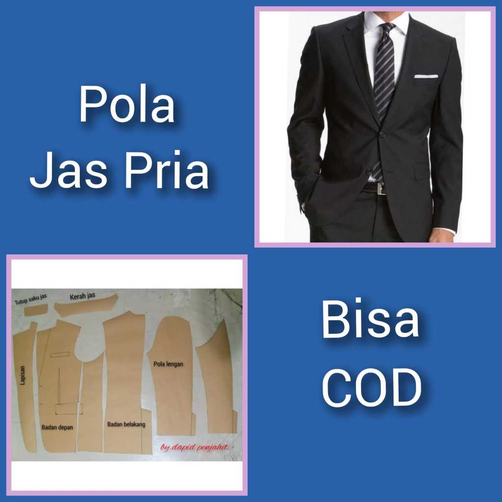 Adult Men's Suit Pattern - Instant Suit Sewing Pattern Ready to Tracing ...