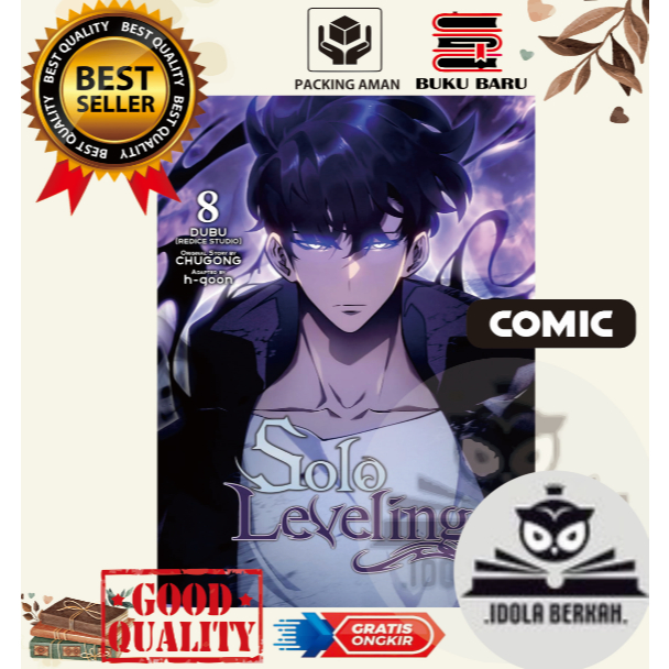 [ENGLISH] Solo LEVELING VOLUME 8 UPDATE MANHWA CHUGONG Shopee