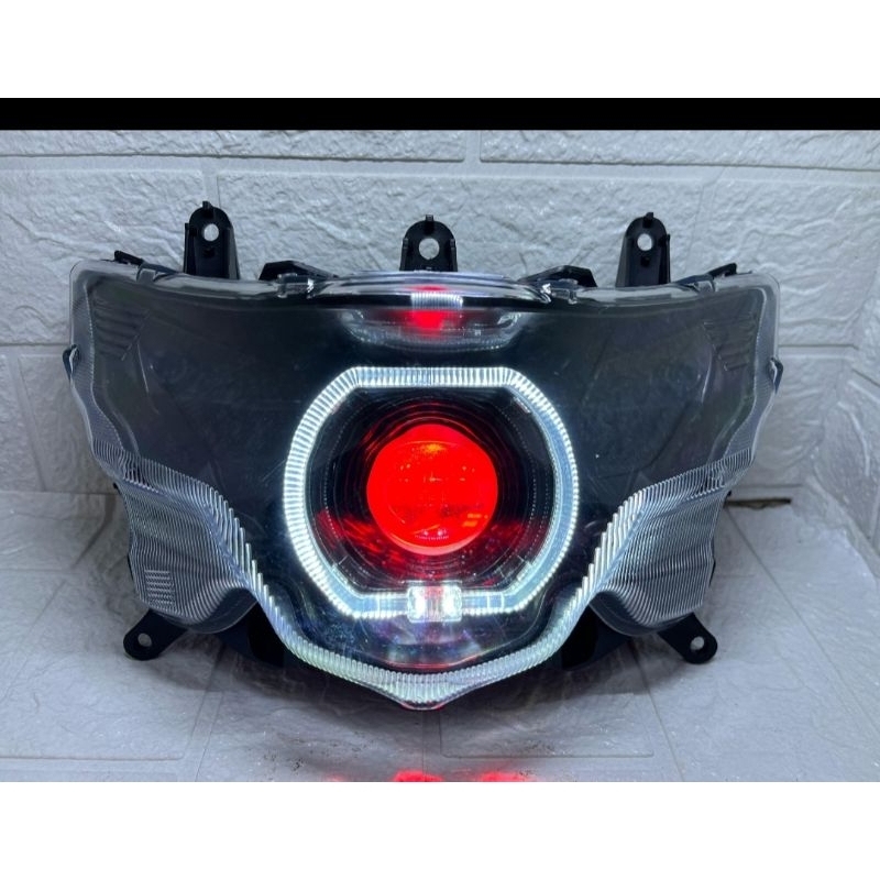 Biled soul gt blue core biled headlights soul gt 125 blue core fuul set ...