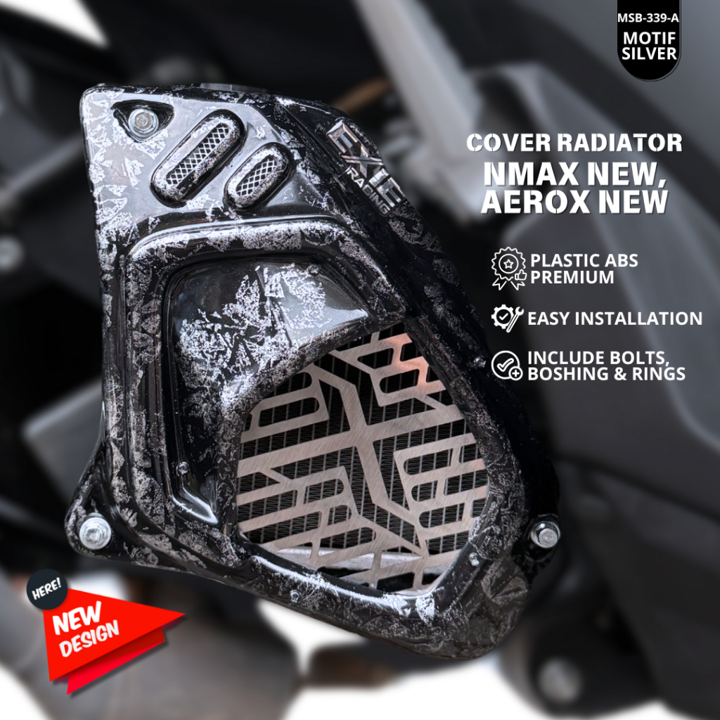 Yamaha Nmax new, Aerox new, Nmax NEO, Lexi 155 Radiator Cover Exie Art ...