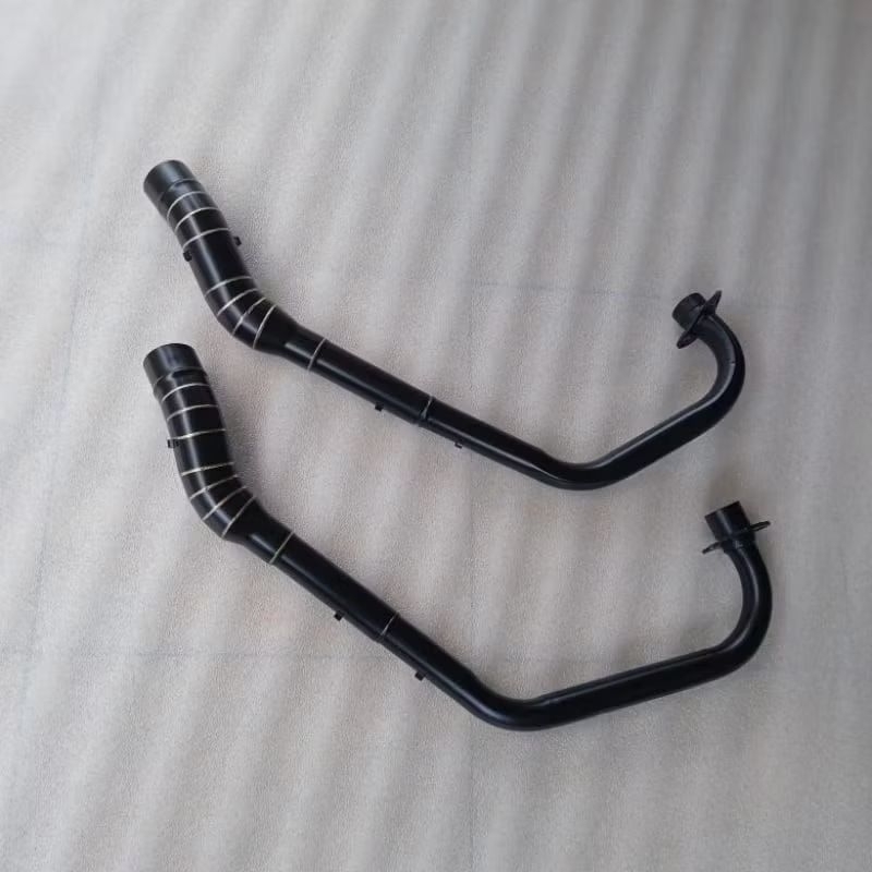 Big elbow pipe black doff 51mm for tmx 125 155 rusi tc Pinoy skygo ...