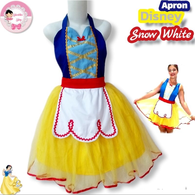 New!! Disney Snow White Character Apron Snow White Tutu Apron for Adult ...