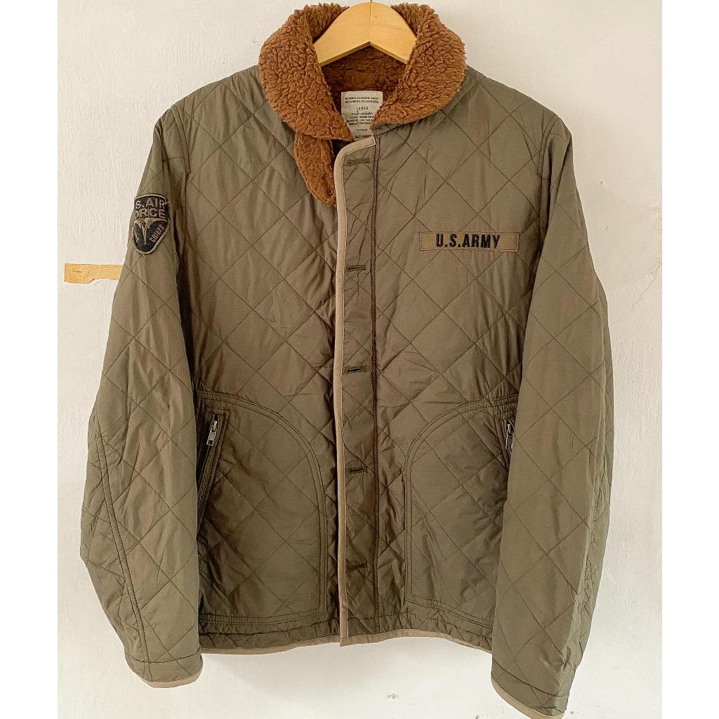 Back Number Jacket/US ARMY fashion/inner sherpa | Shopee Philippines