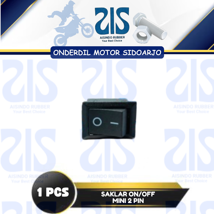 TOMBOL ON OFF Switch Mini Rocker Switch 2 Pin Power Button | Shopee ...