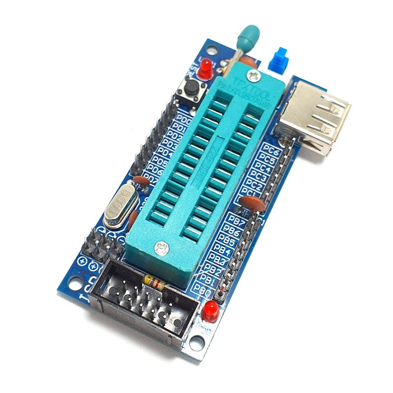 AVR ISP MINIMUM SYSTEM DEVELOPMENT BOARD FOR ATMEGA8 ATMEGA48 AT ...
