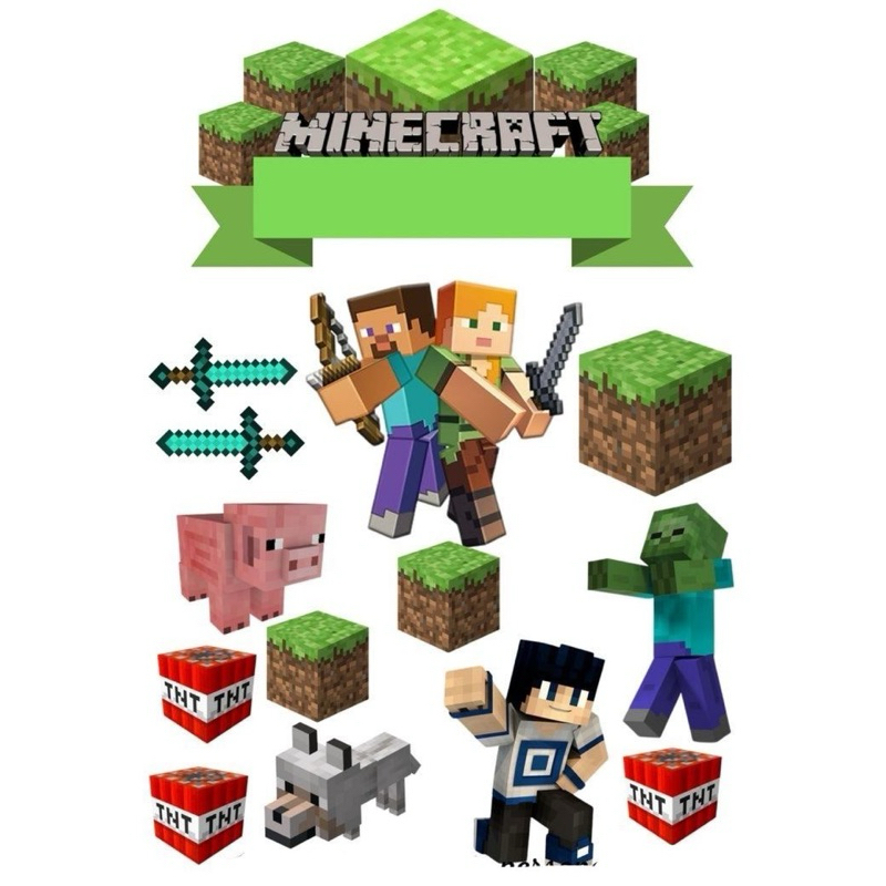 Part 2 | CUSTOM NAME MINECRAFT Topper | Shopee Philippines