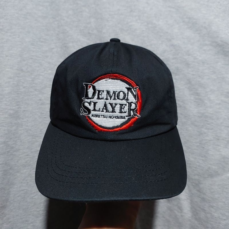 DEMON SLAYER cap - Kimetsu no Yaiba black original | Shopee Philippines