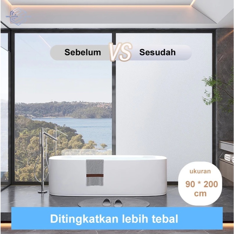 SANDBLAST STICKER GLASS ES STICKER PLAIN GLASS STICKER | Shopee Philippines