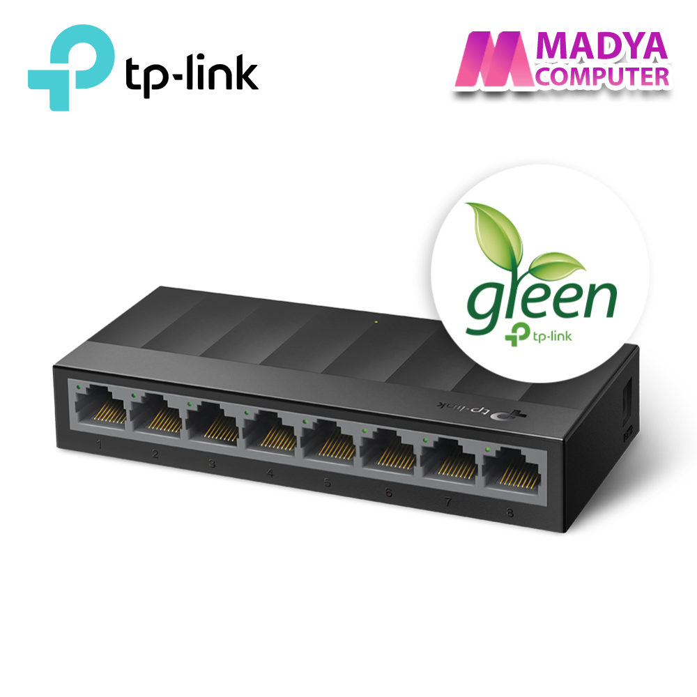 Gigabit LS1008G TP-LINK 8 Port Desktop Switch Hub Gigabit 8 Port Hub ...