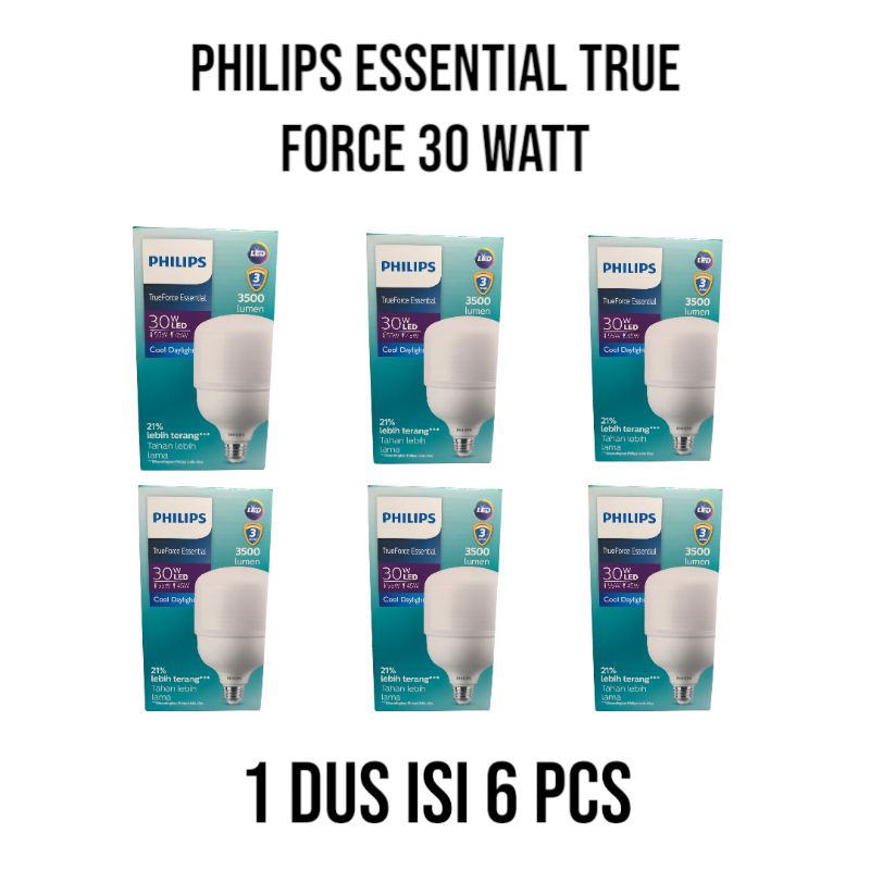 Philips essential trueforce 30 watt T Bulb capsule lamp, package ...