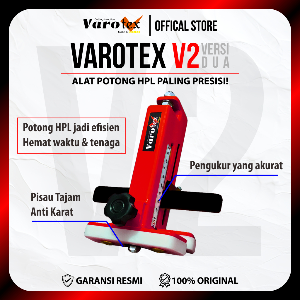 Varotex V2 (Red) HPL Cutting Tool 100% Original Official Warranty ...