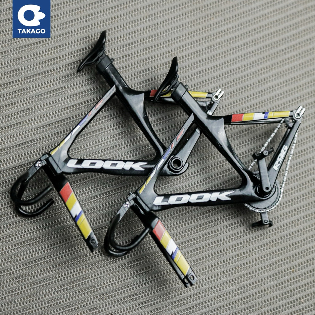 LOOK R96 Frame Set Fixie Mini Scale 1:12 By Motoblazter