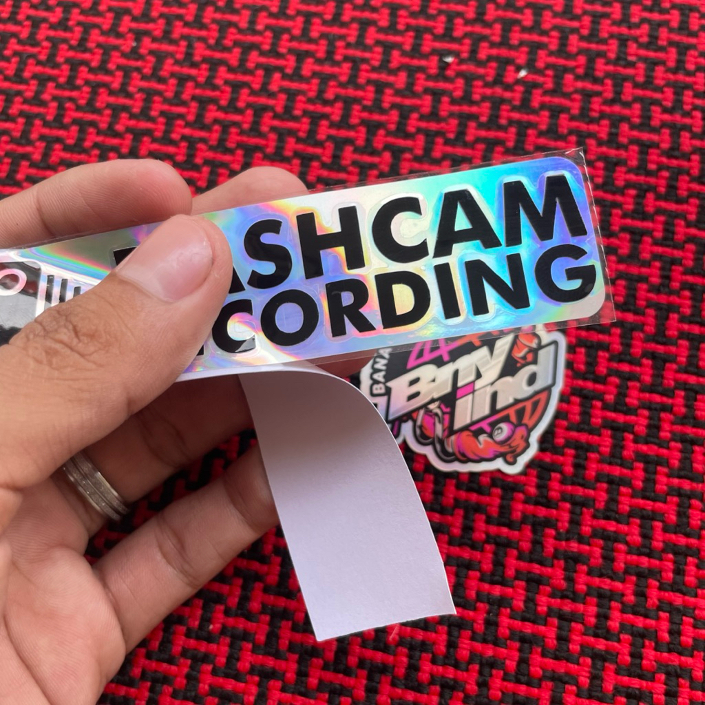 STICKER DASHCAM RECORDING CUTTING STICKER | Shopee Philippines