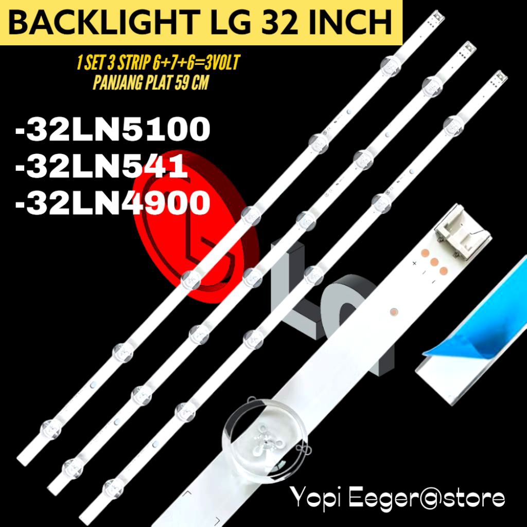 LG 32 INCH LED TV BACKLIGHT 32LN5100- 32LN541- 32LN4900 LG 32 INCH TV ...
