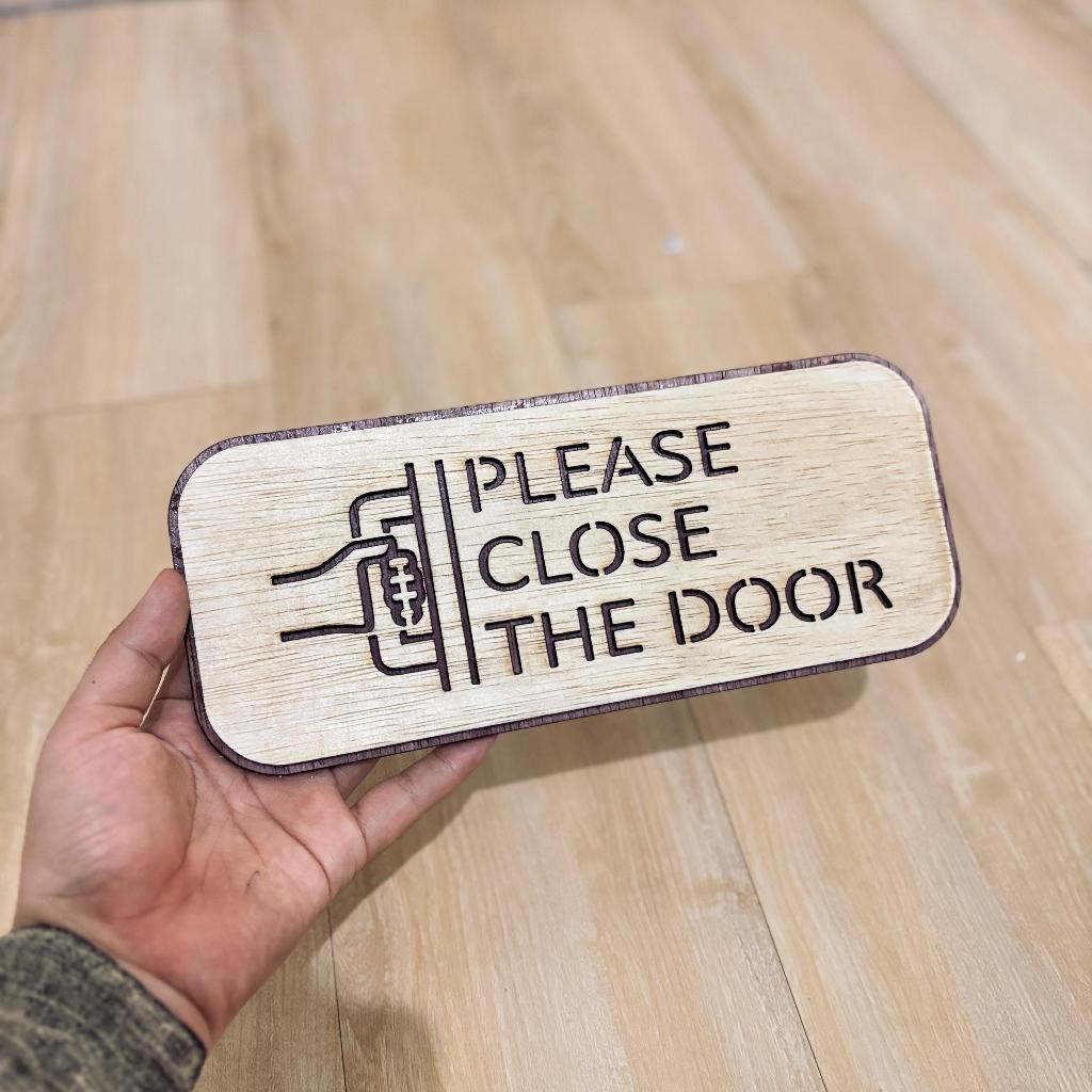Sign please close the door decoration room name Sign | Shopee Philippines