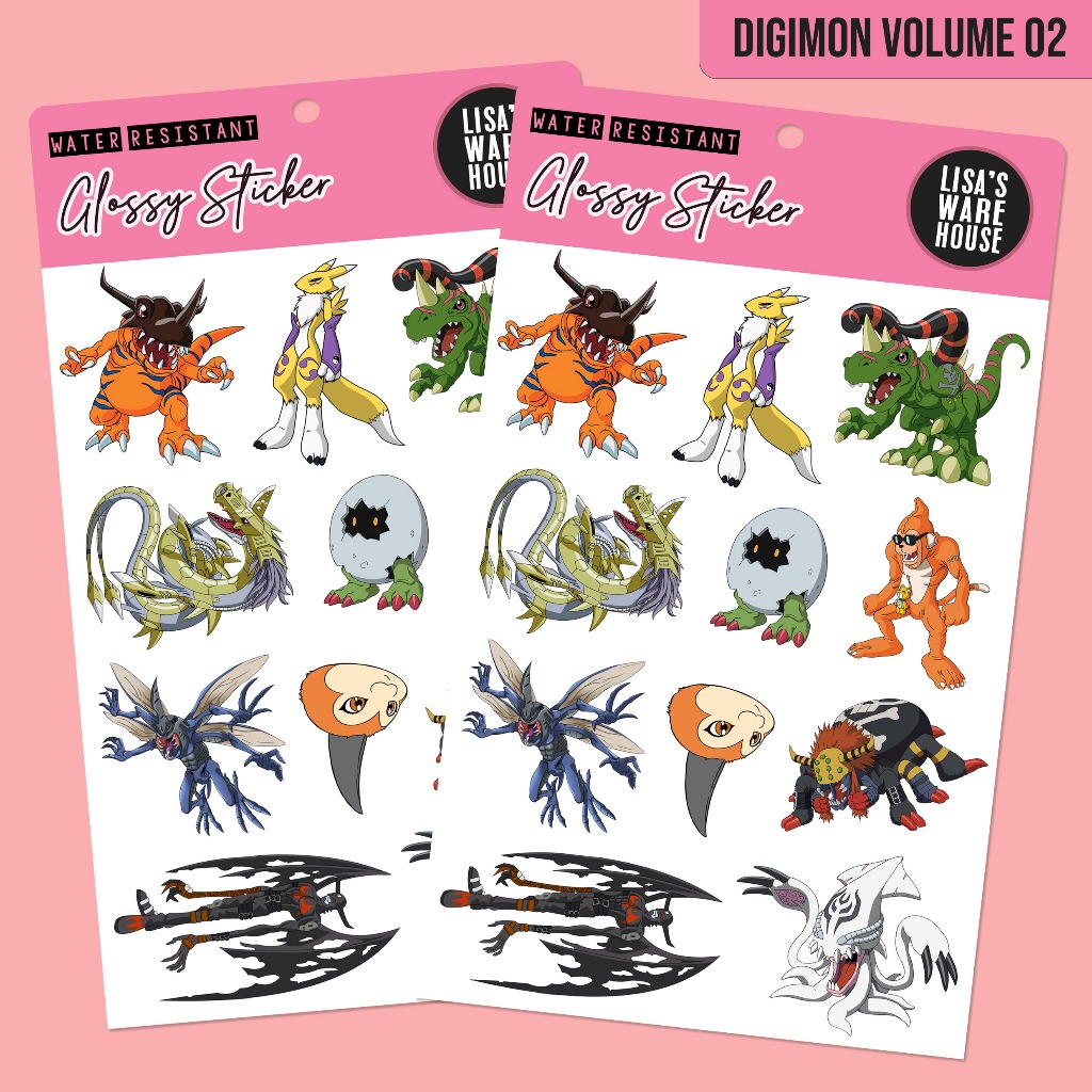 Digimon Volume 02 Sticker | Shopee Philippines