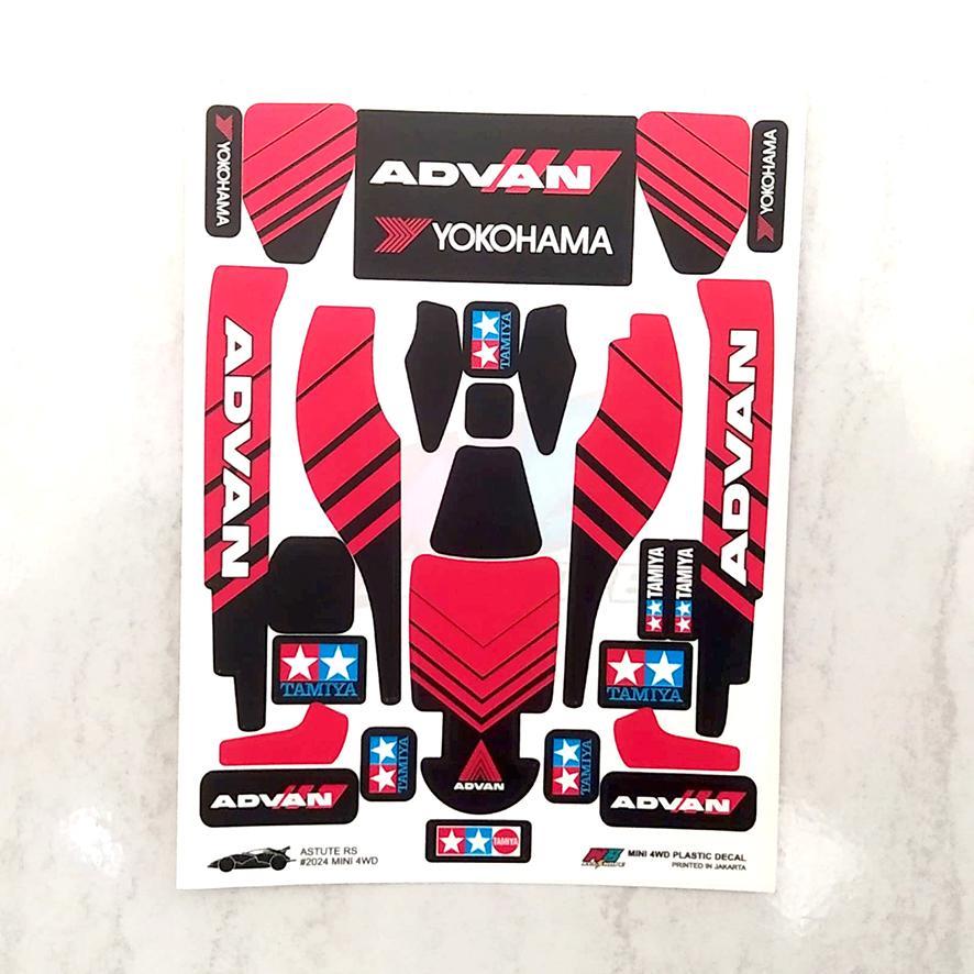 Astute Sticker - Advan Yokohama - Black Body - Vinnyl | Shopee Philippines