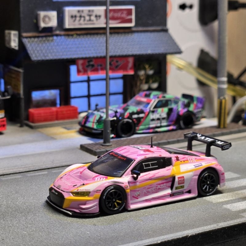 Poprace 1/64 Audi R8 LMS Eva R Racing Pink Rare | Shopee Philippines