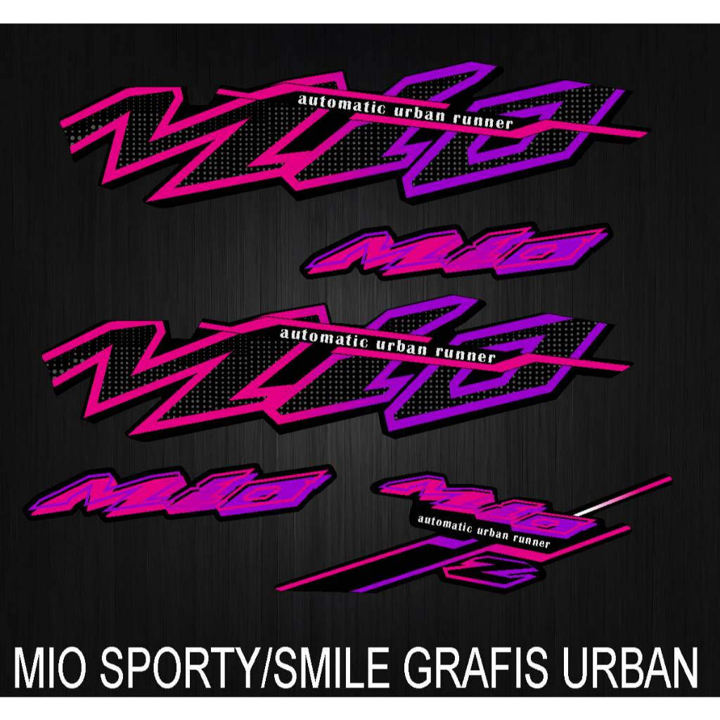 YAMAHA MIO SPORTY SMILE MEO VARIATION STRIPING STICKERS | Shopee ...