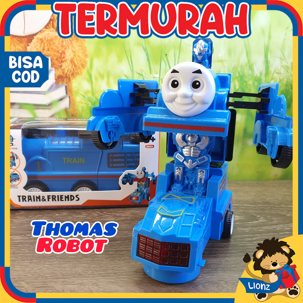 Train Thomas 2in1 Toy Can Change Robot | Shopee Philippines