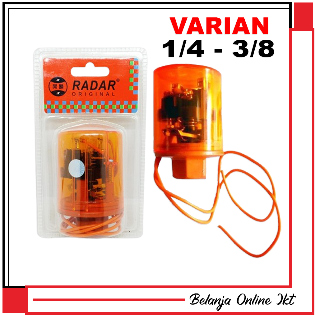 RADAR Automatic Blister Water Pump Radar Orange Size 1/4