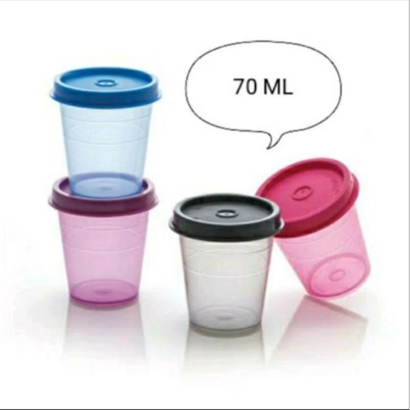Tupperware midget 60ml retail 1pcs small tiny container chili sauce ...