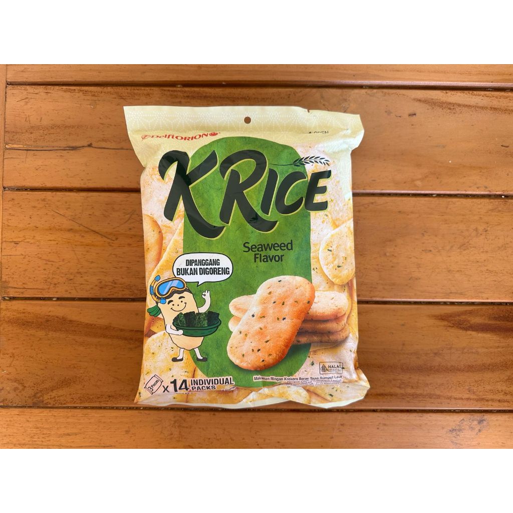 K'Rice Delfie Orion Rice Crackers Seaweed Sweet Cheese Potato Rice ...