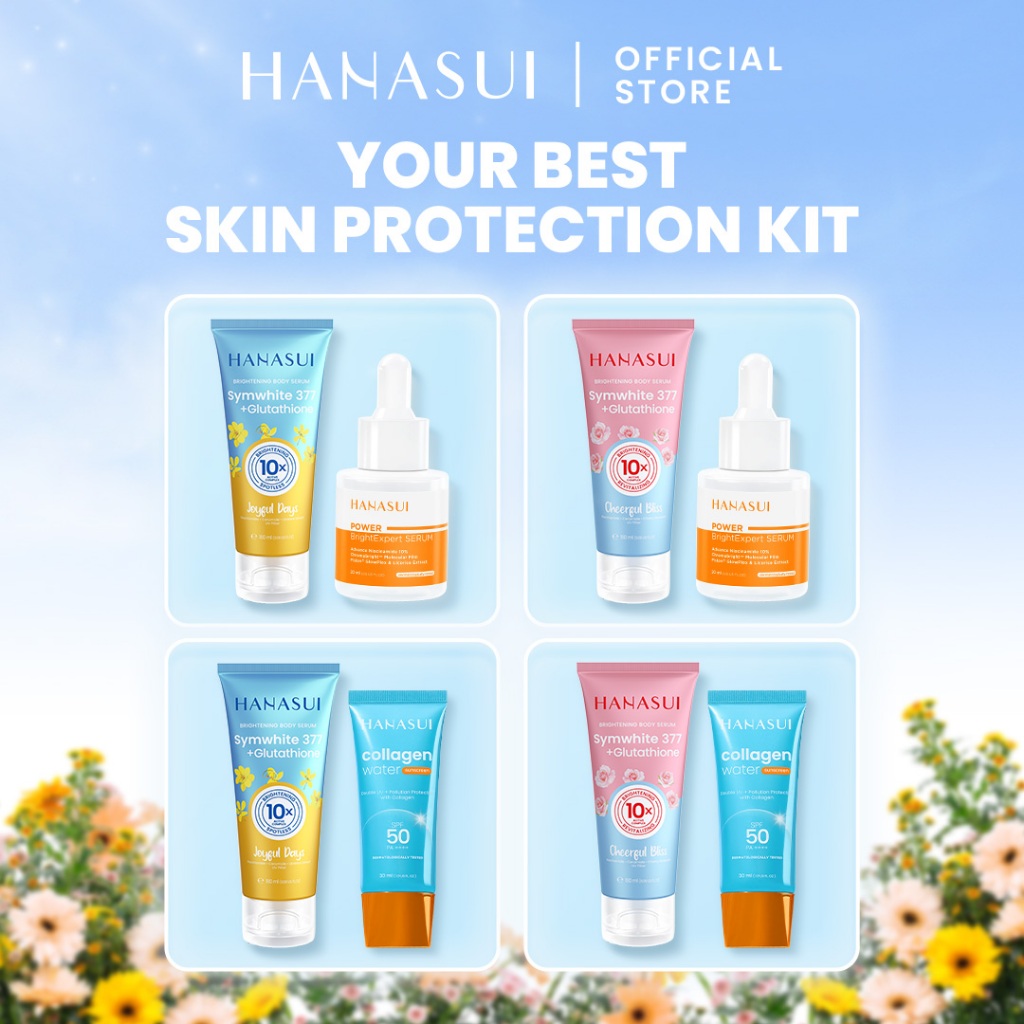 Hanasui Brightening & Protection Combo - Brightening Body Serum ...