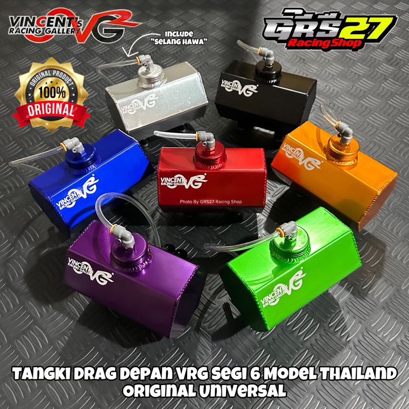 FRONT DRAG TANK VRG 6 SQUARE THAI MODEL ORIGINAL VRG RACING UNIVERSAL ...