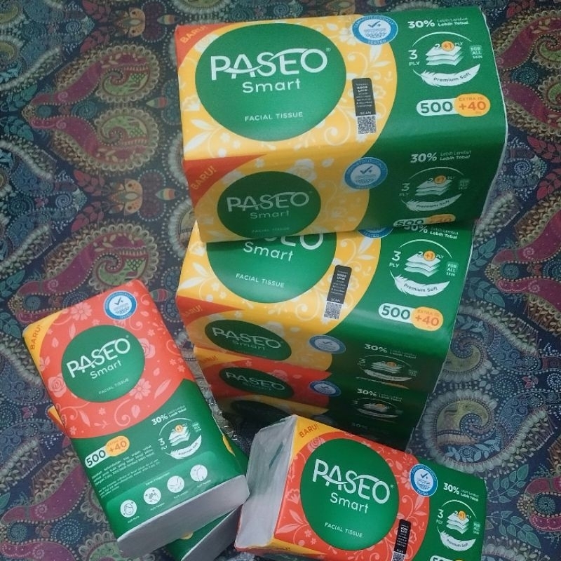 (Package contains 10 Pcs) Paseo Smart Tissue 540 Sheet 3 Ply | Shopee ...