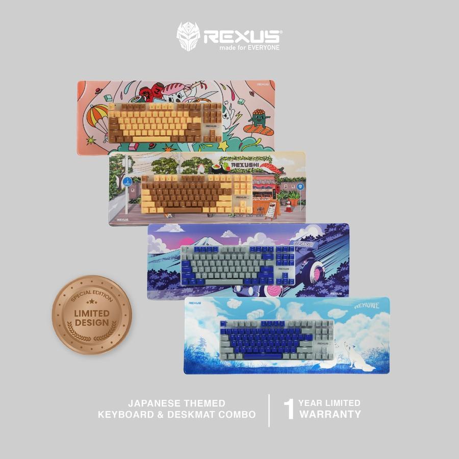 Rexus AYAKA Japanese Theme Series TKL Keyboard Mousepad Bundling ...