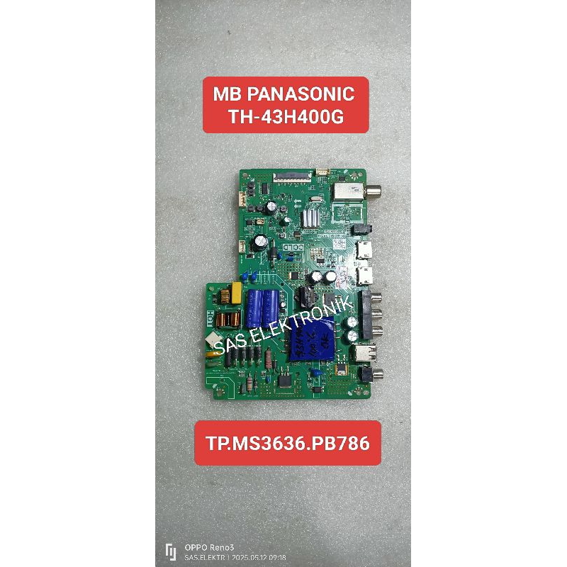 MESIN MB BOARD MOTHERBOARD MAINBOARD PANASONIC LED TV MACHINE 43 INCH ...