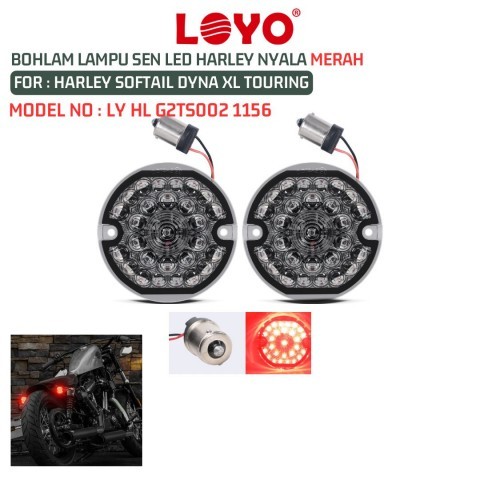 HARLEY SOFTAIL DYNA XL TOURING LY HL G2TS002 1156 LED SEN LIGHT BULB ...