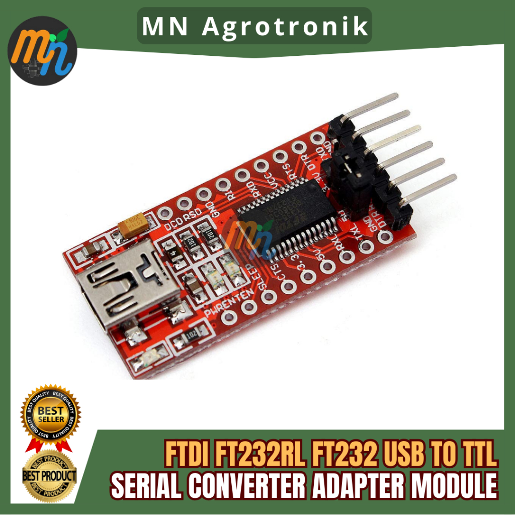 FTDI FT232RL FT232 USB TO TTL SERIAL CONVERTER ADAPTER MODULE | Shopee ...