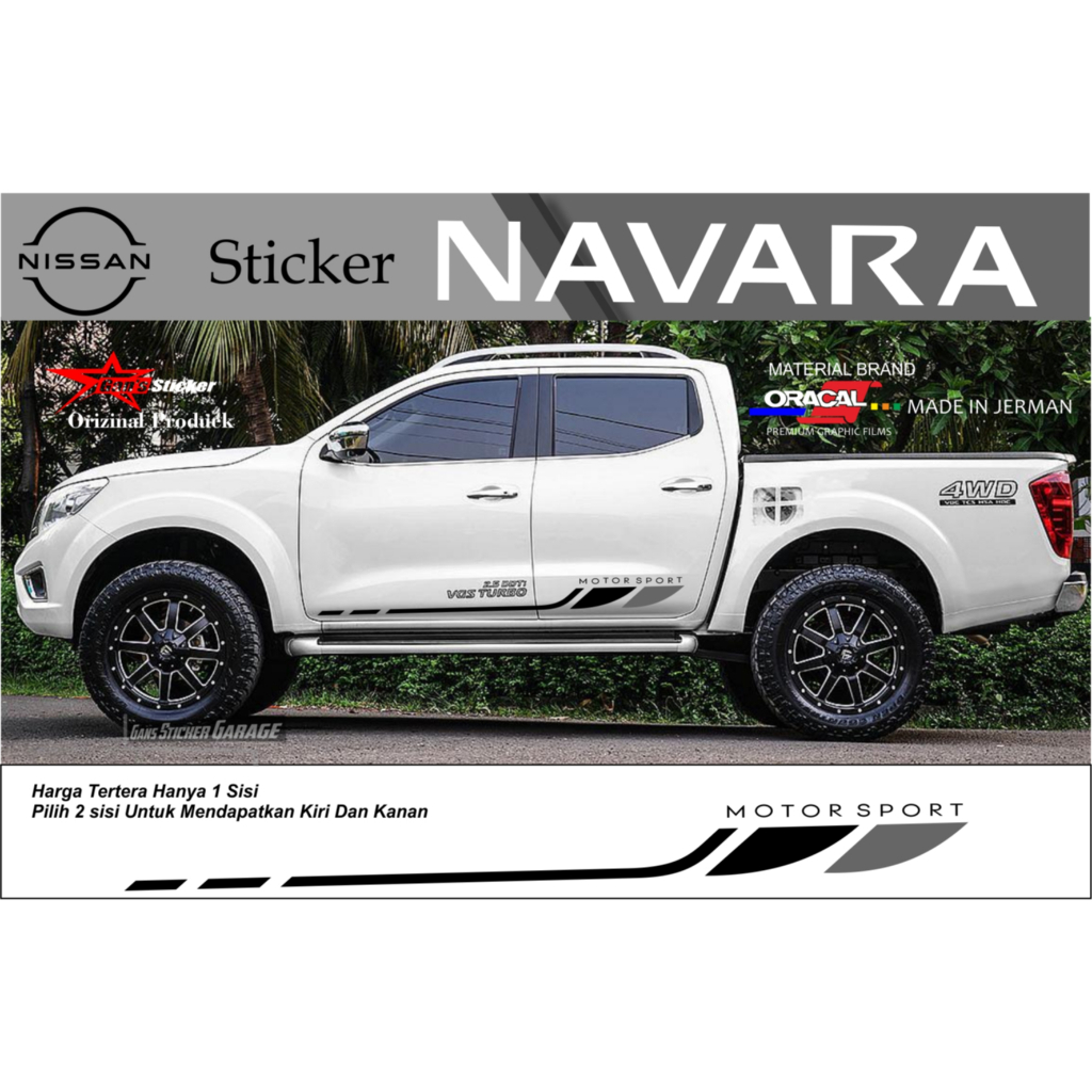 NISSAN NAVARA ALL NEW NISSAN NAVARA CAR STICKER | Shopee Philippines