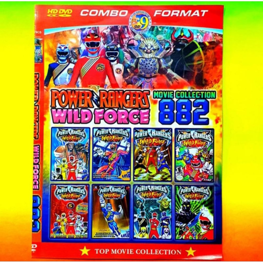 Power Rangers Wild DVD Cassette Force - Power Rangers Collection DVD ...