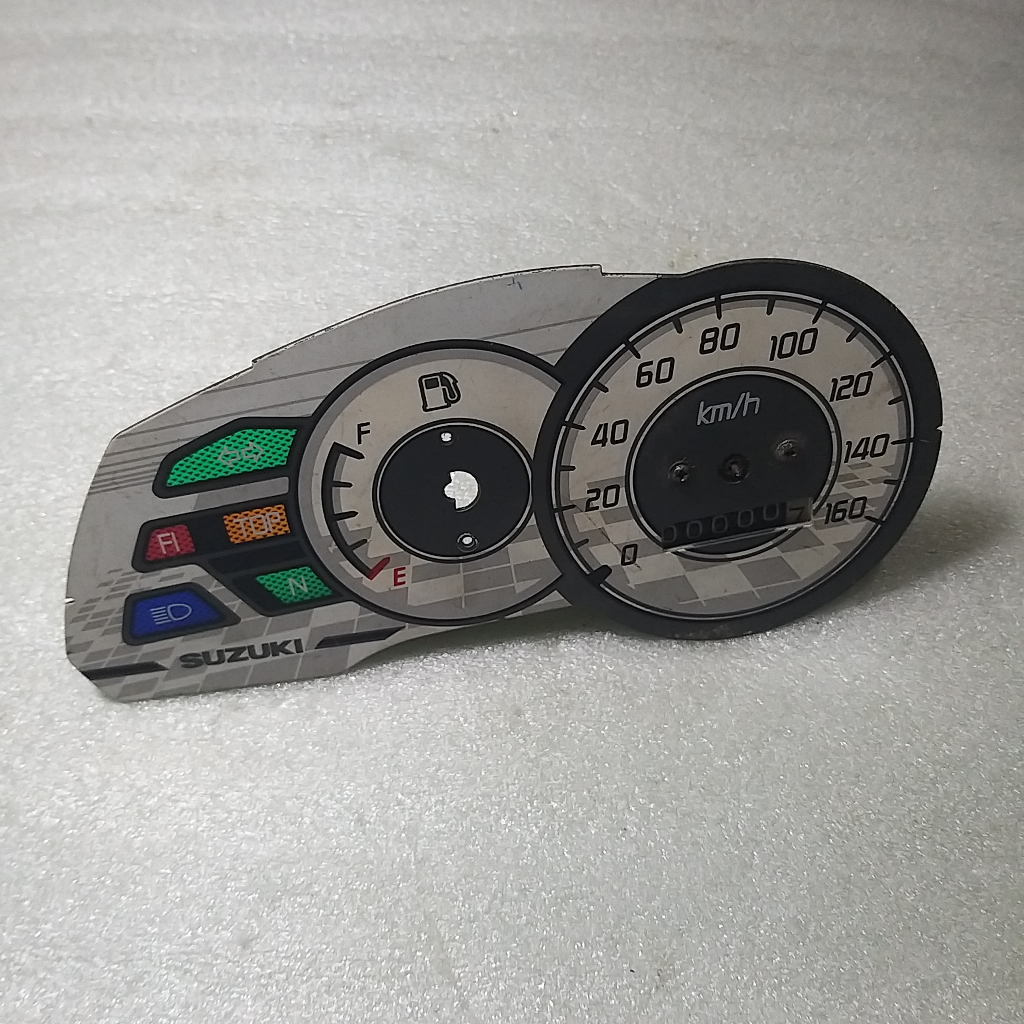 Suzuki raider 125 old original kilometer speedometer indicator Panel ...
