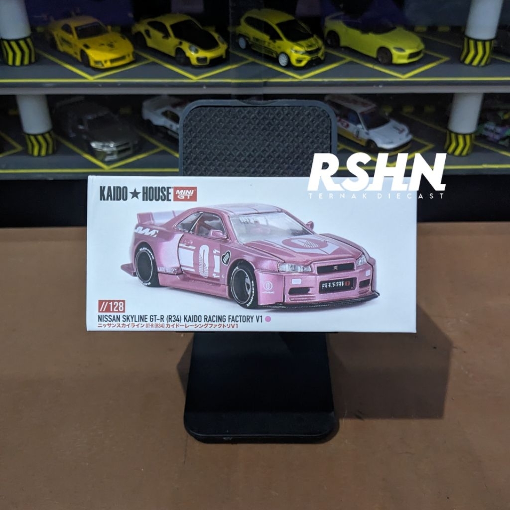 Mini GT Kaido House Nissan Skyline GT-R R34 KAIDO Racing Factory V1 ...